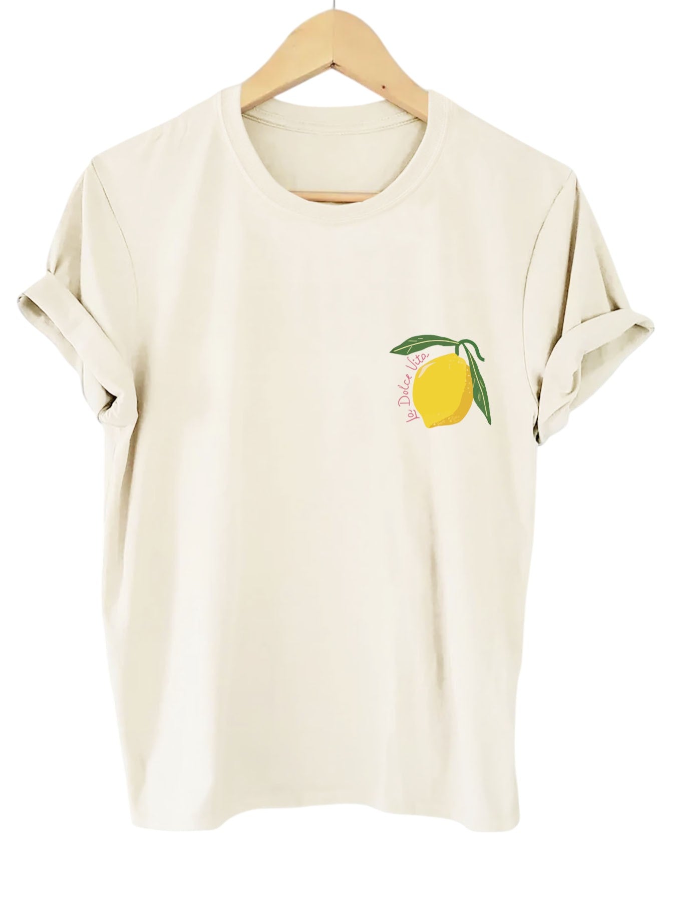 Kamdyn | Summer T-shirt with Lemon Print for Women