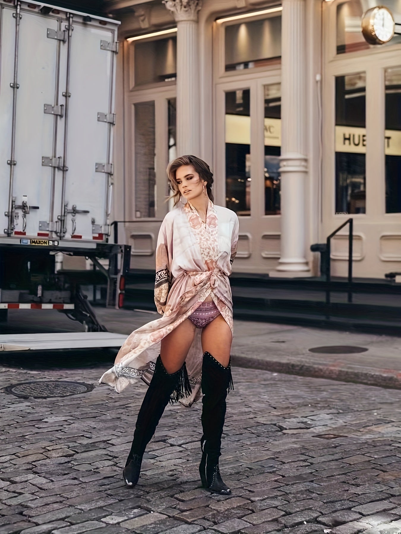 Blanca | Bohemian floral print dress
