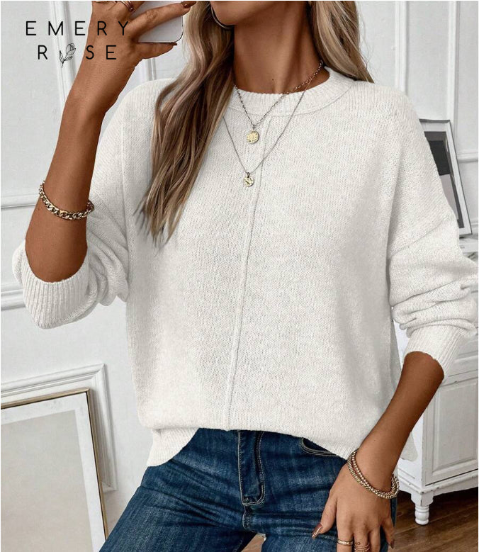 Gail | Women's Sweater with Seam Detail