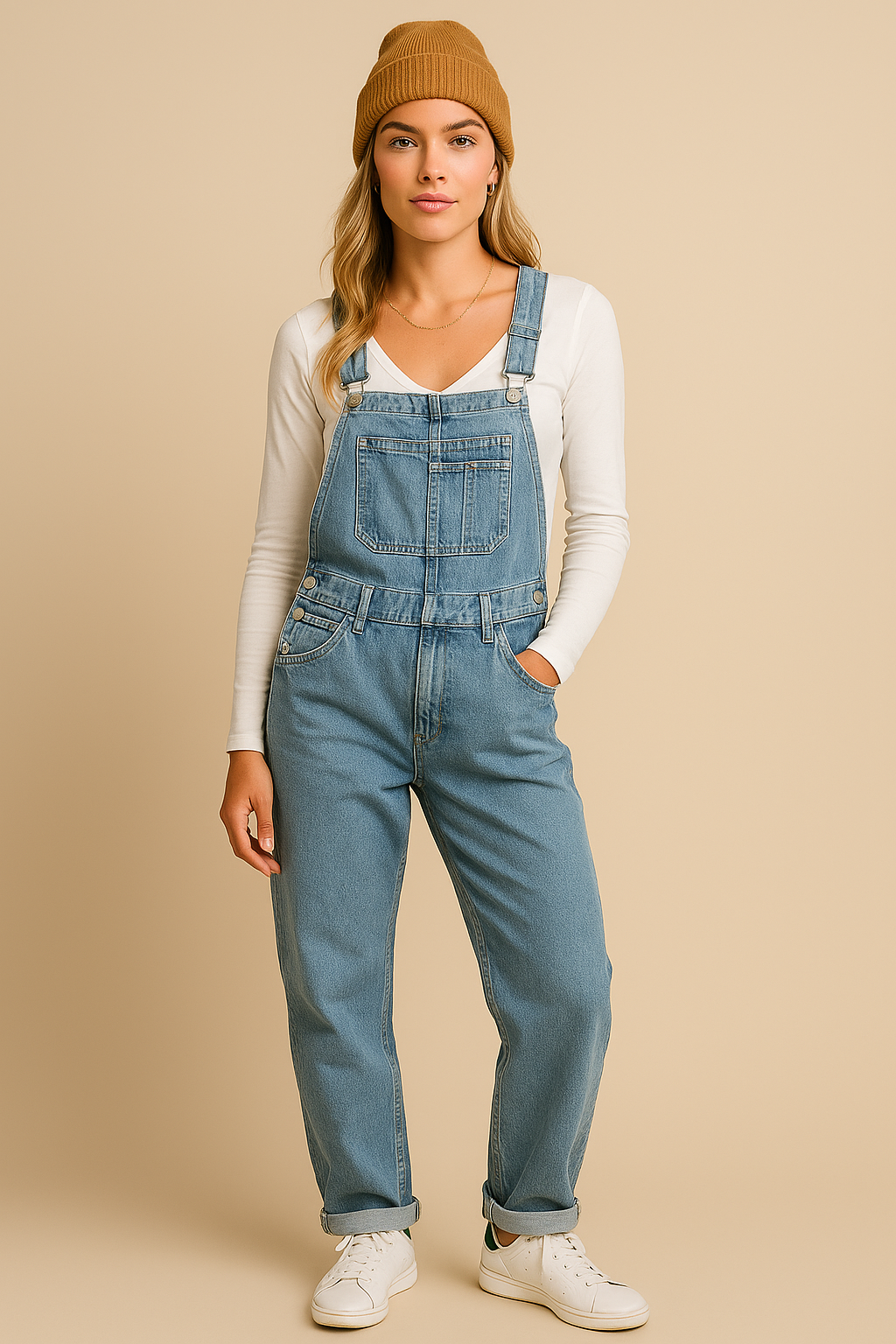 Mariyah | Denim Dungarees with Adjustable Straps