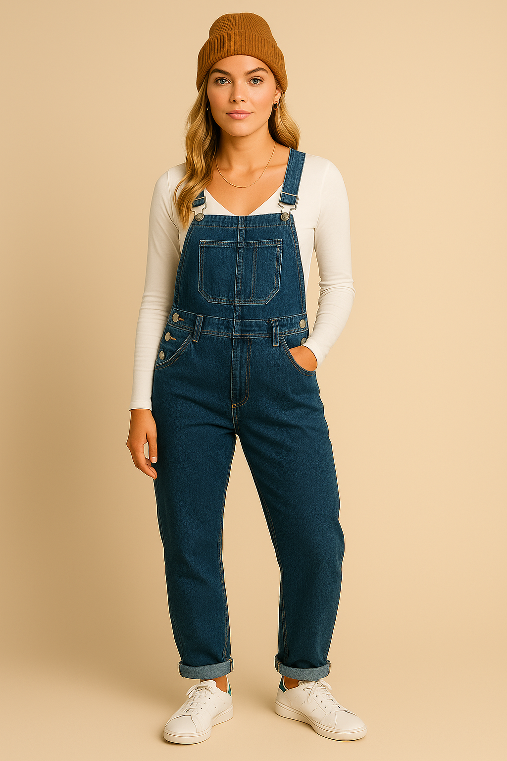 Mariyah | Denim Dungarees with Adjustable Straps
