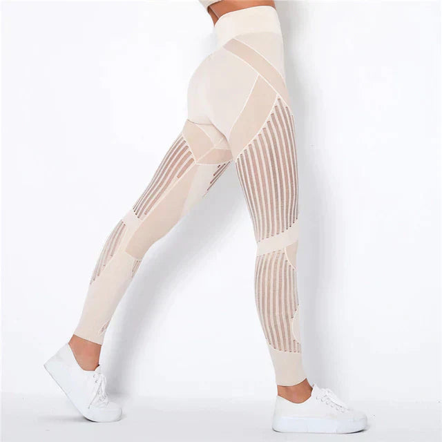 Caleigh | Leggings with Mesh Panels