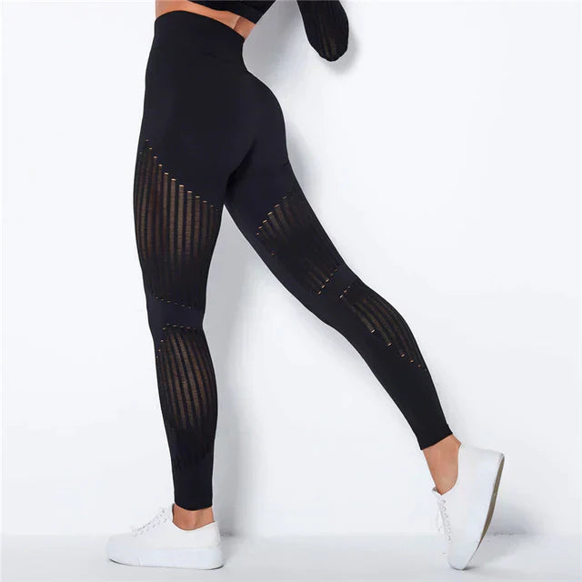 Caleigh | Leggings with Mesh Panels