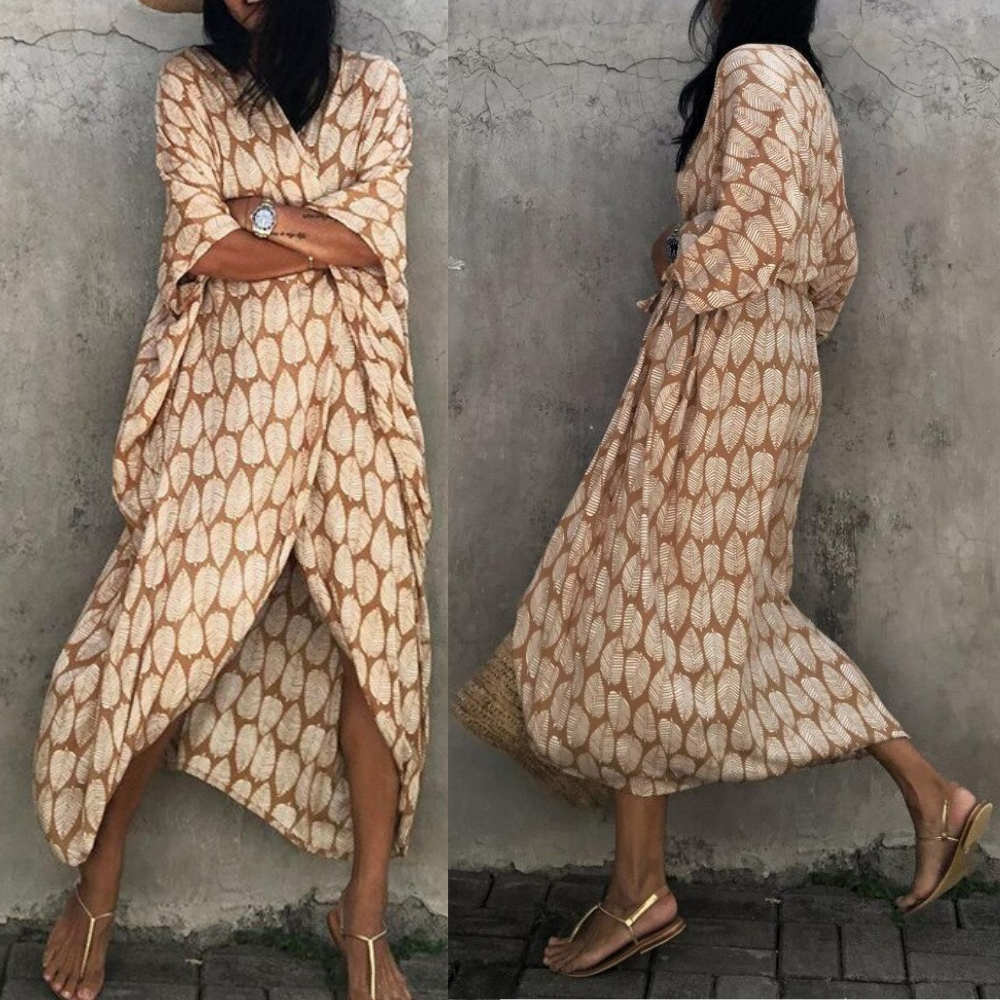 Sol | Kimono Beach Dress Tie-dye Print