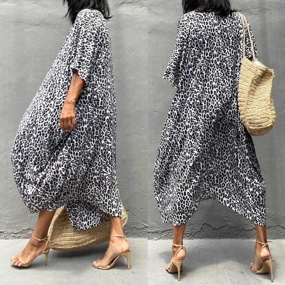 Sol | Kimono Beach Dress Tie-dye Print