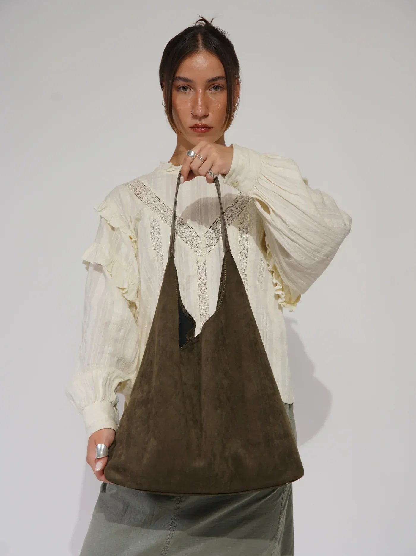 Joey | Hobo Bag Soft Suede Look