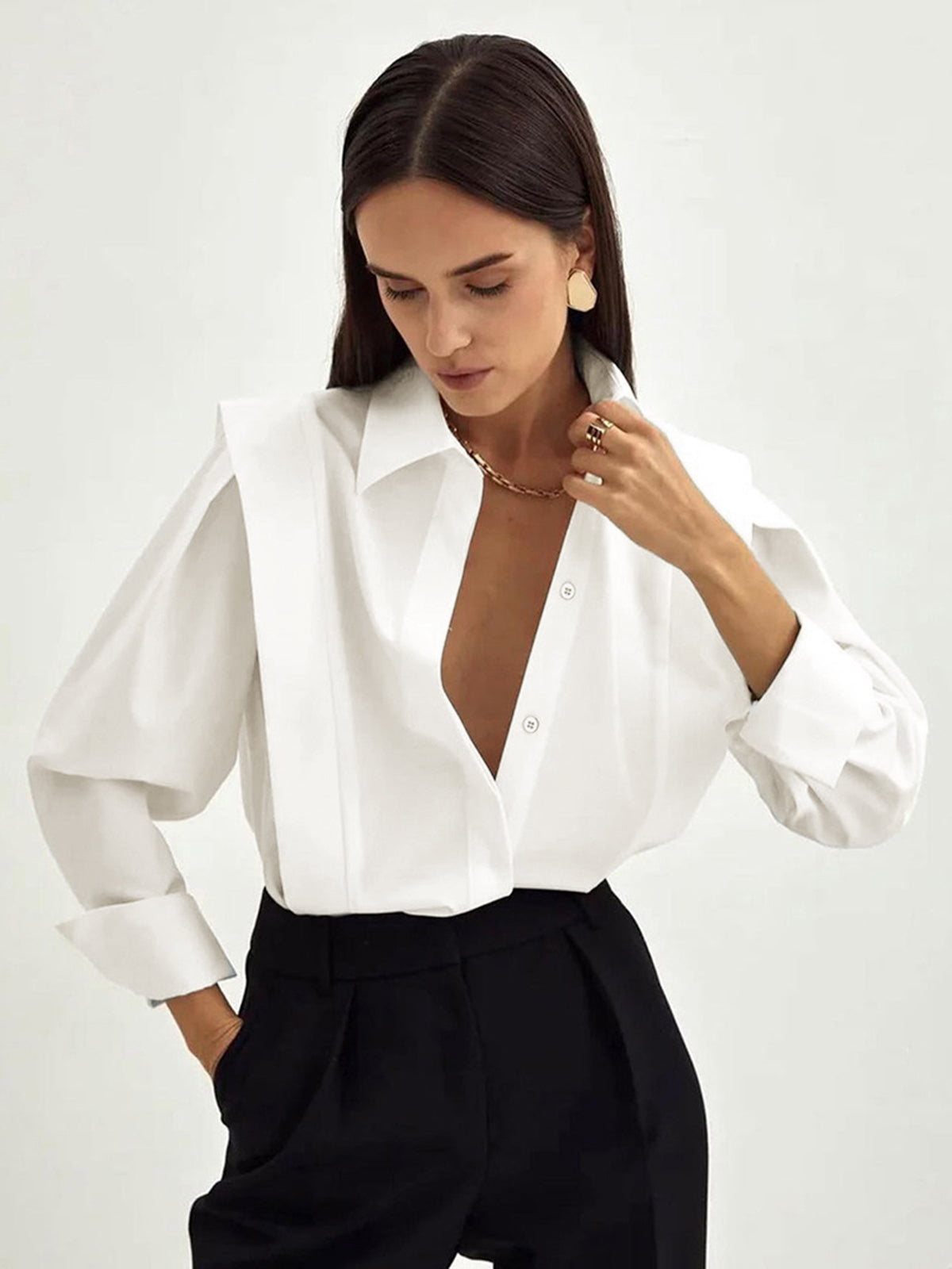 Aleena | Blouse with Pleated Details