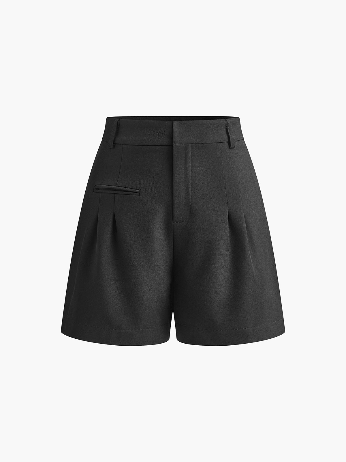 Sarin | High-Waisted Pleated Shorts
