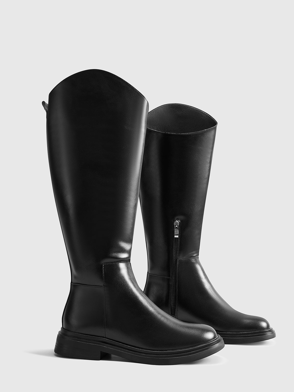Candyce | Knee-high boots with zipper