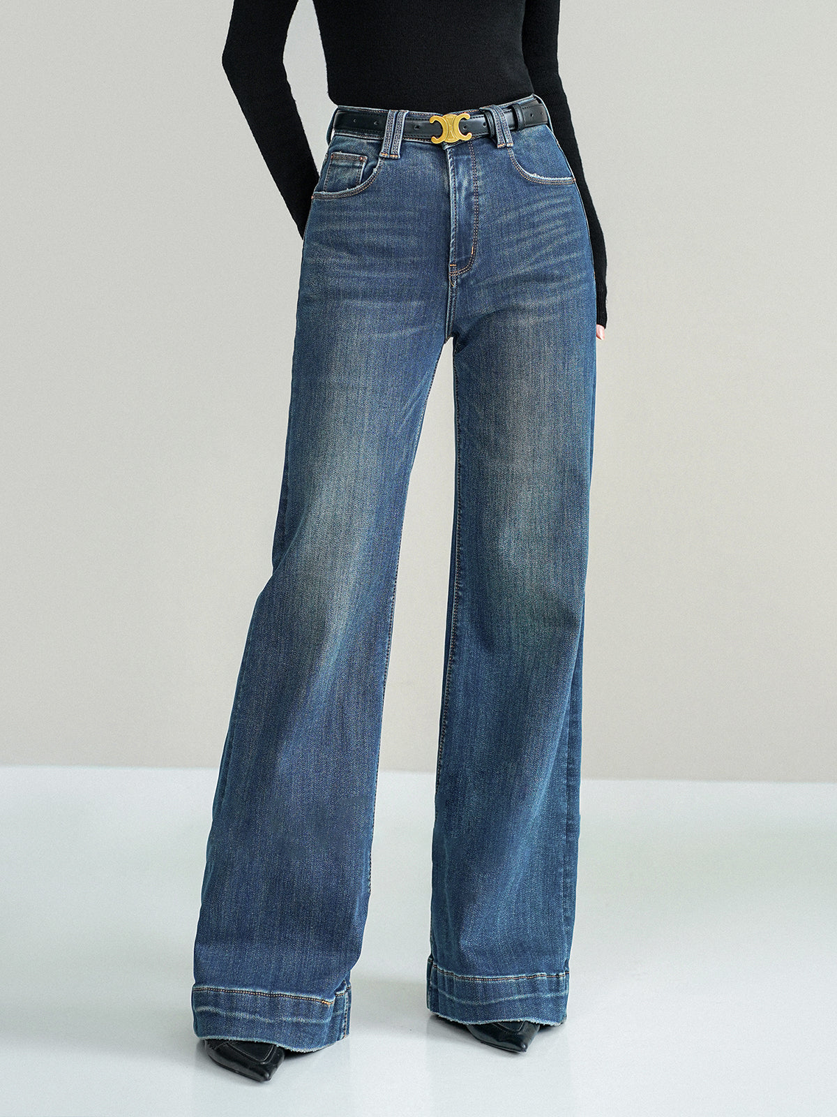 Azariah | Jeans High-waisted Wide-leg