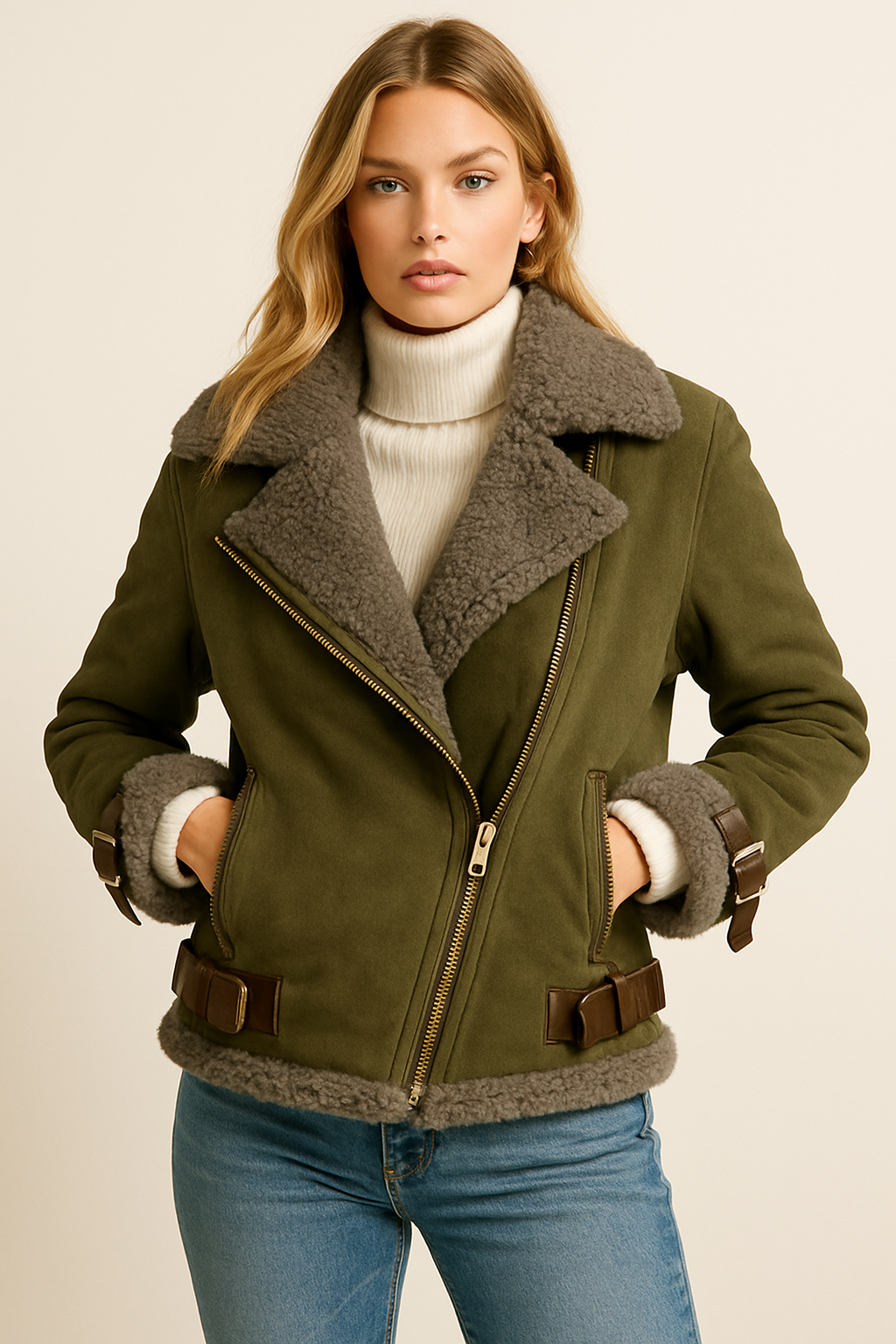 Misha | Jacket Shearling Pilot jacket