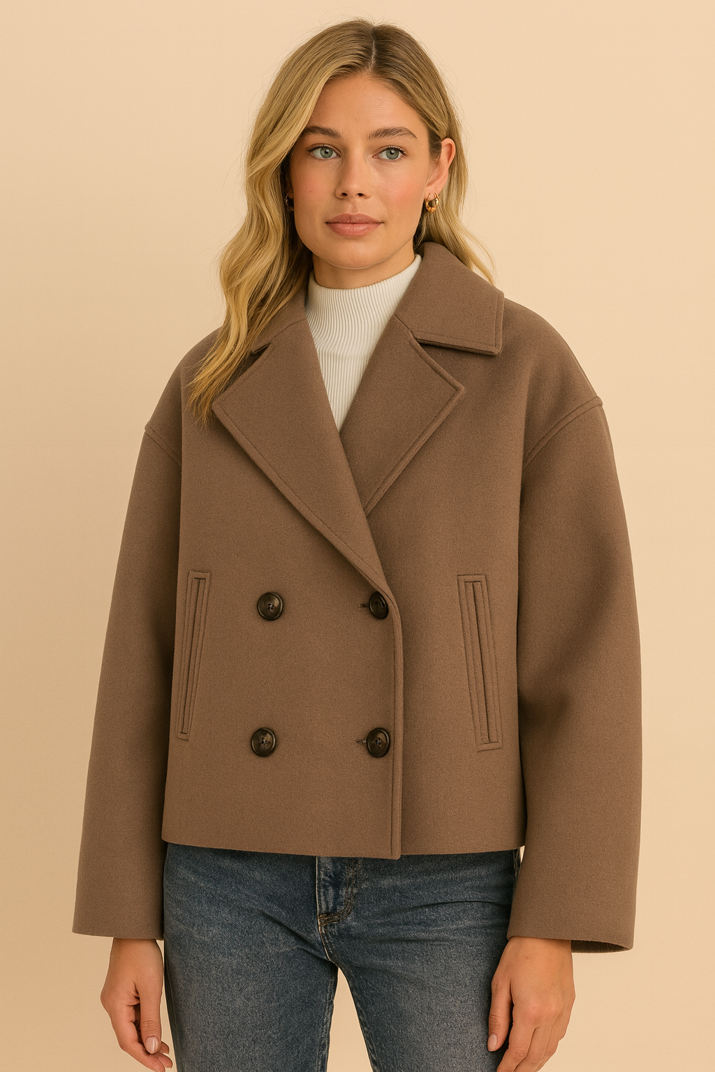 Tillie | Short Double-breasted Jacket