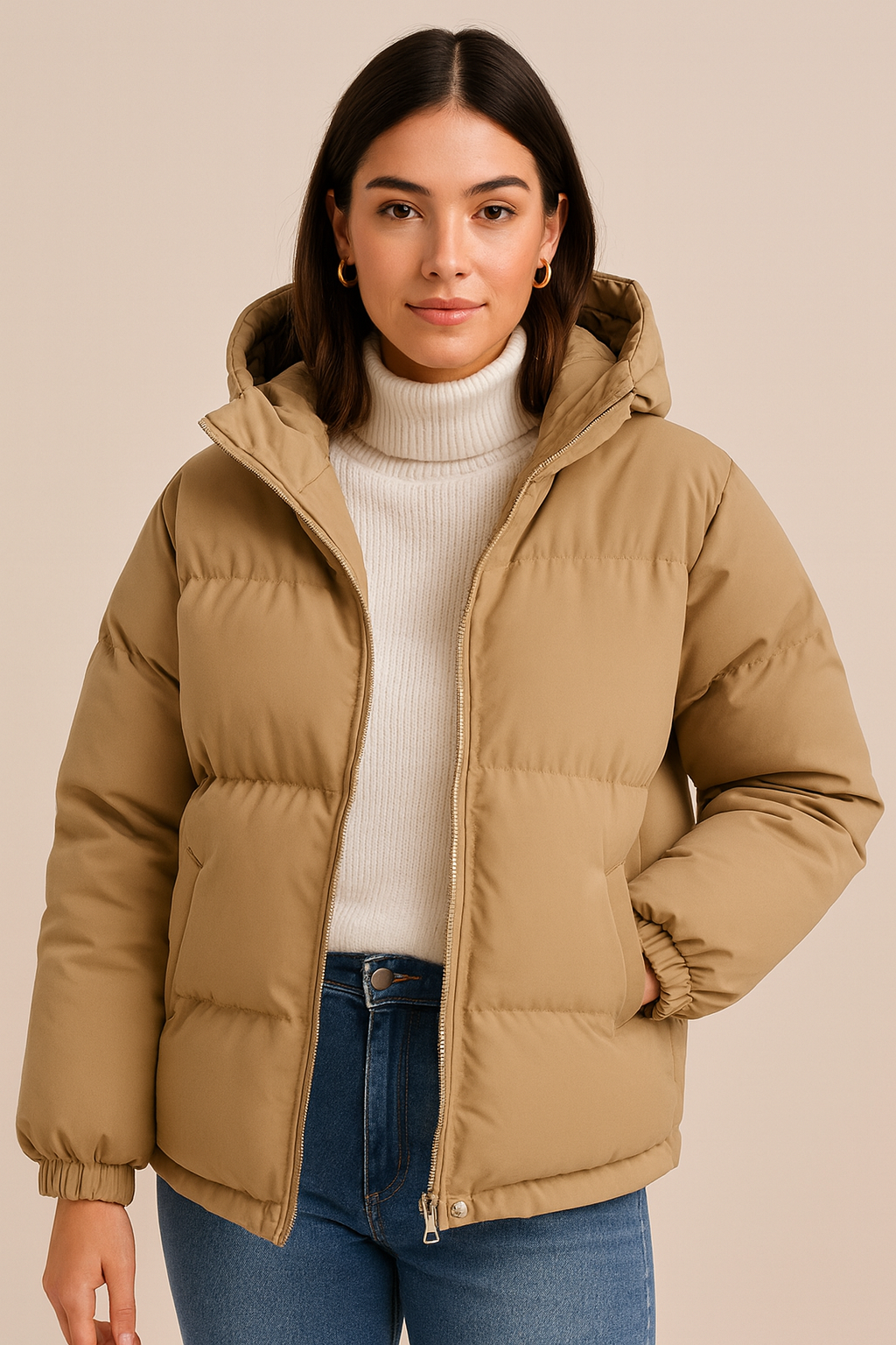 Ani | Hooded puffer jacket