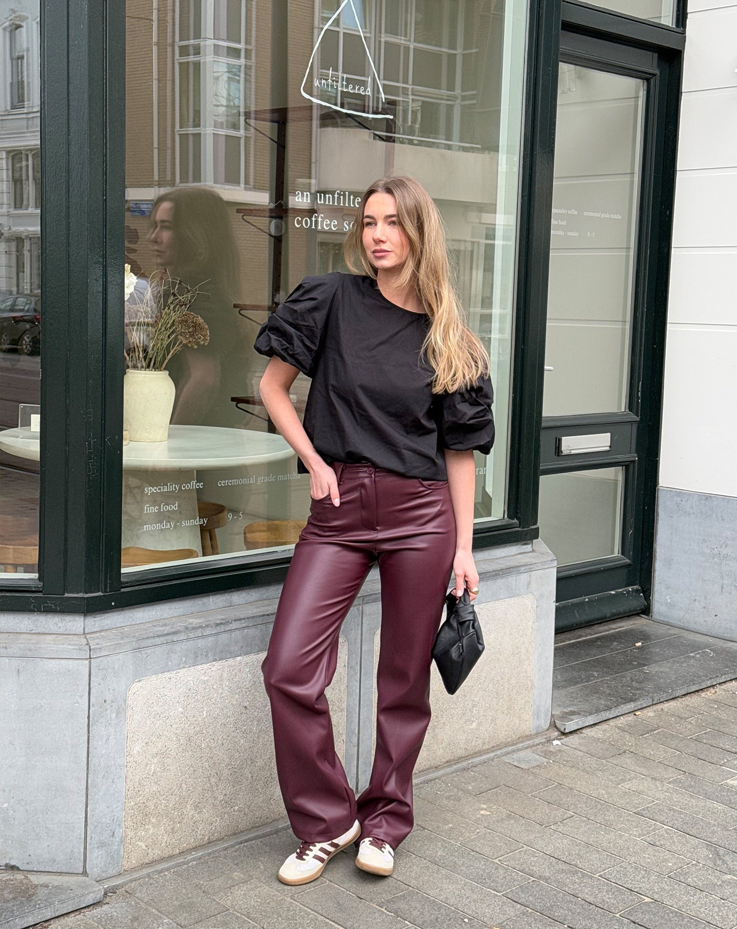 Krystina | Trousers High Waist Straight Leg