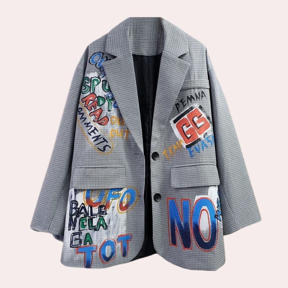 Patricia | Blazer Graffiti print