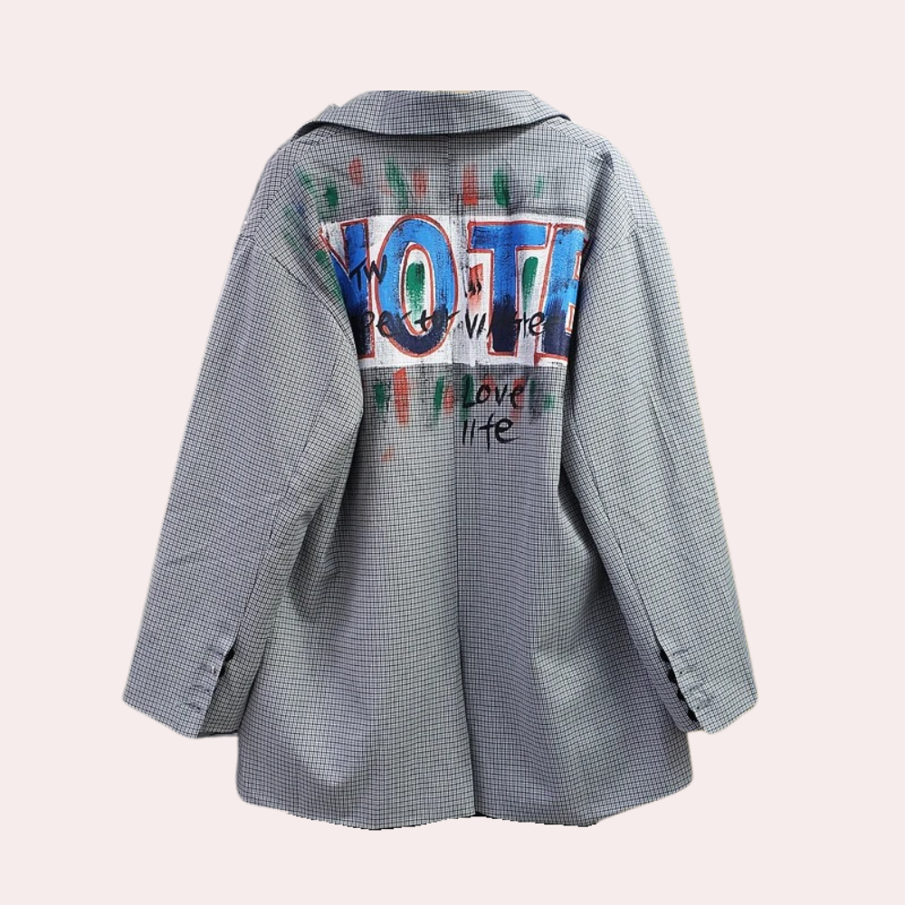 Patricia | Blazer Graffiti print