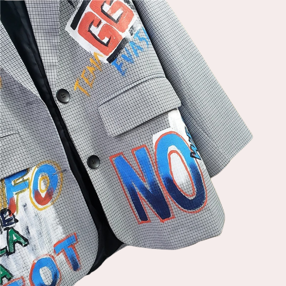 Patricia | Blazer Graffiti print