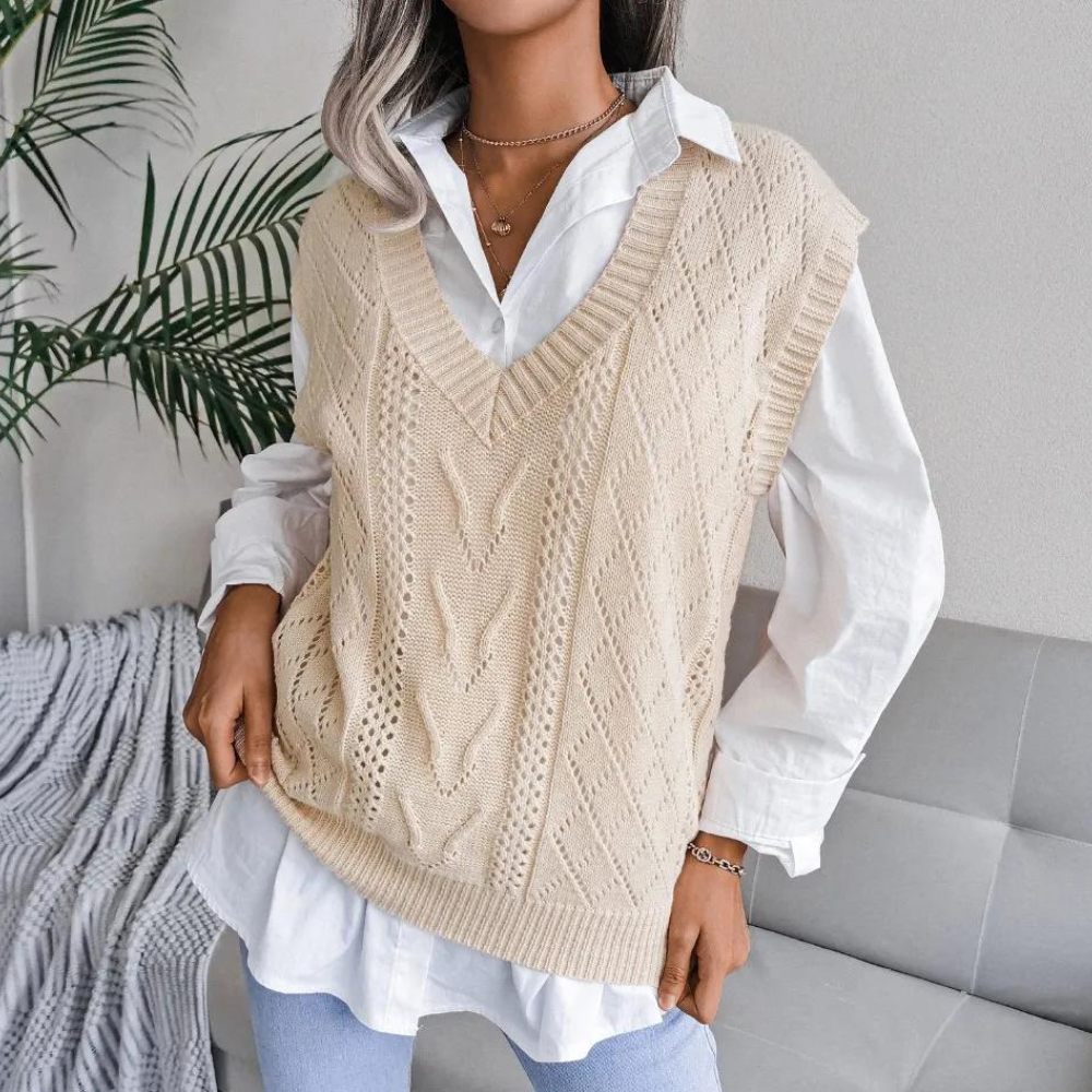 Marguerite | Knitted Spencer Cable Knit