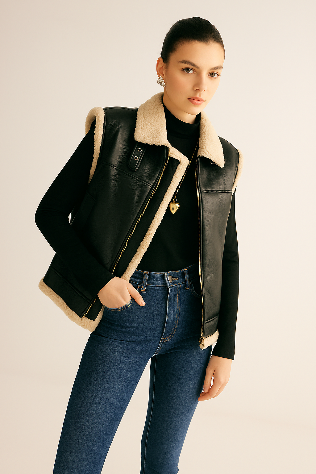 Cheryl | Vest Teddy Lined