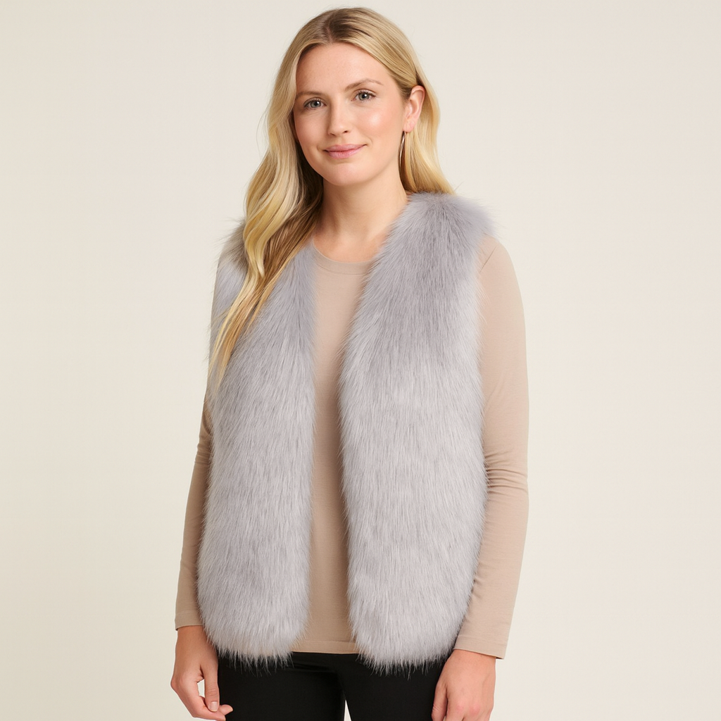 Addison | Luxury Faux Fur Vest for Women: Instant Glamour and Warmth