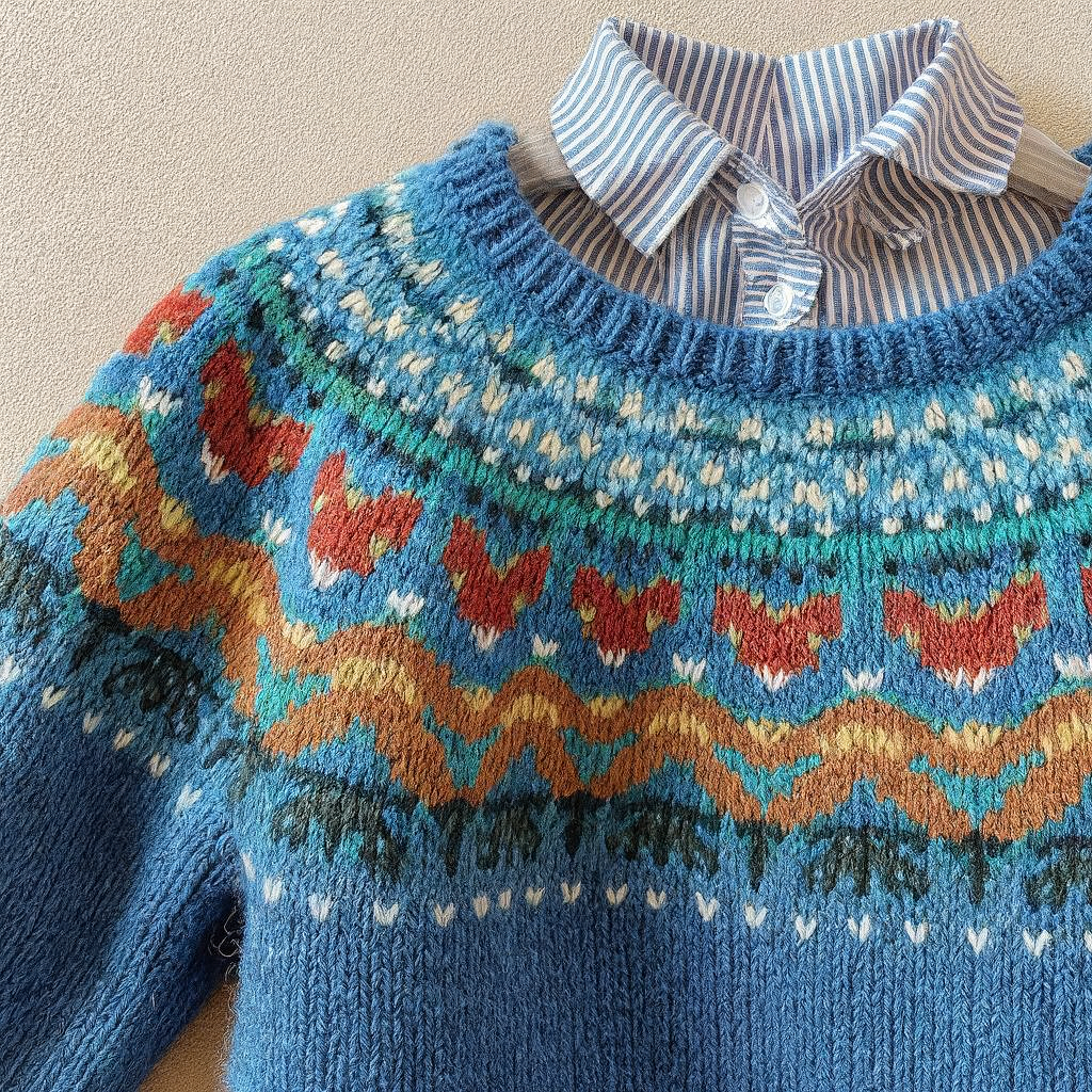 Velvo™ | Elegant Vintage Knit Sweater