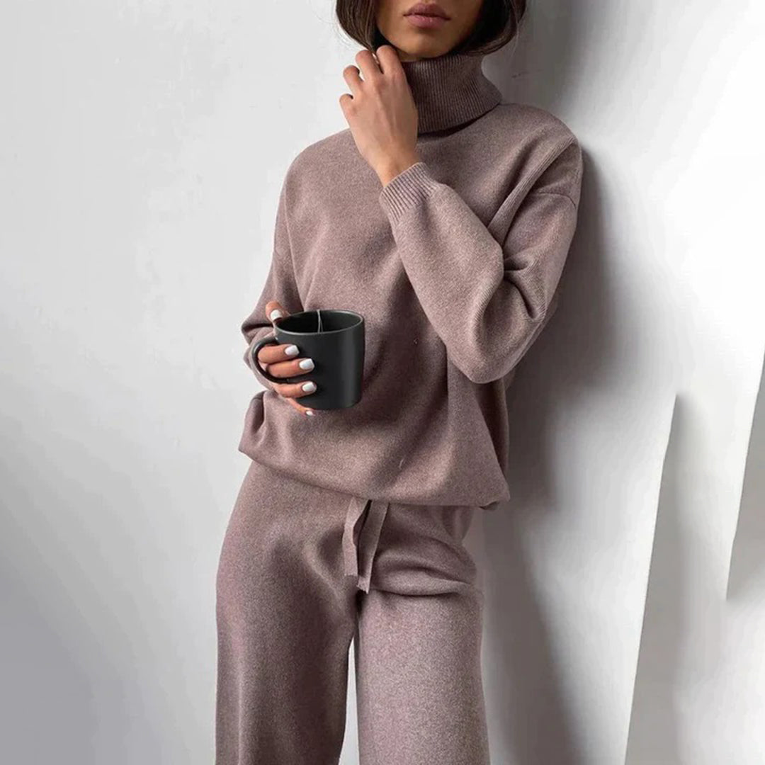 Mia | Comfortable Women's Turtleneck Set Effortless Style