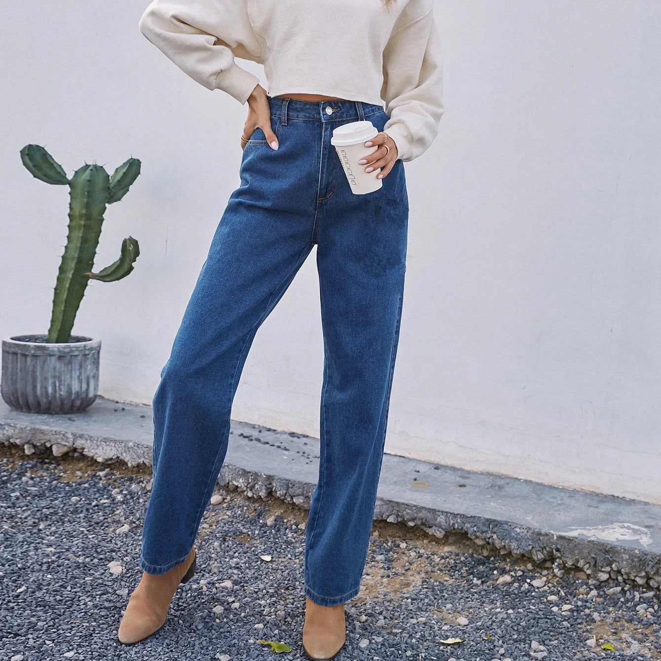 Kaytlin | Jeans High Waist Straight Leg
