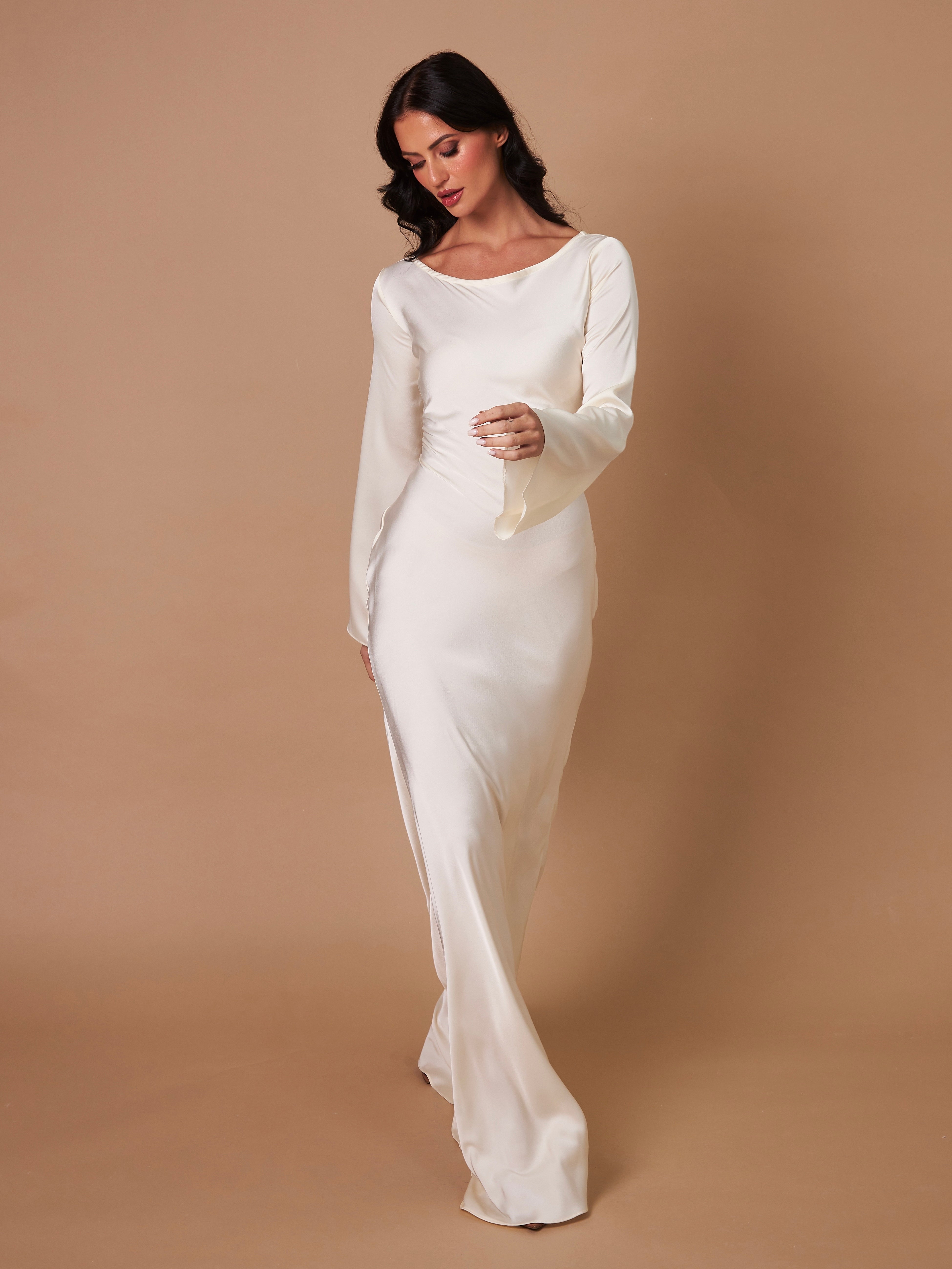 Emmie | Dress with Dramatic Bell Sleeves
