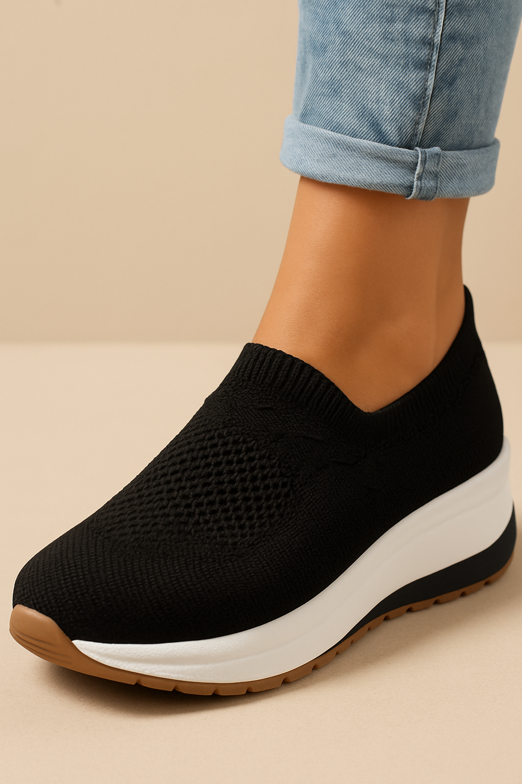 Golden | Slip-ons Breathable Comfort