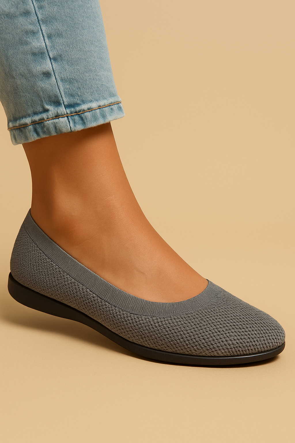 Louann | Breathable Knitted Ballerina Flats
