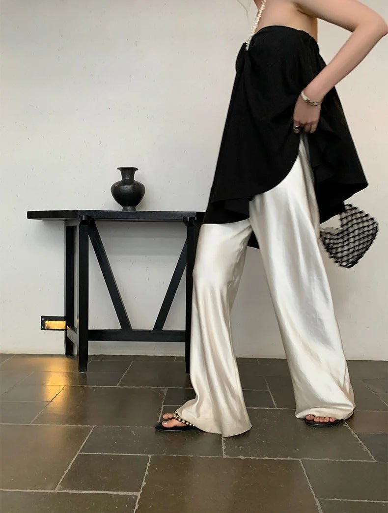 Sahana | Palazzo Pants Satin Look