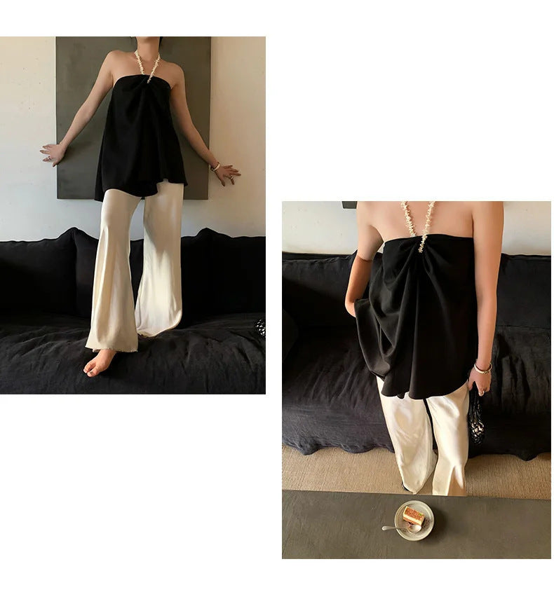 Sahana | Palazzo Pants Satin Look
