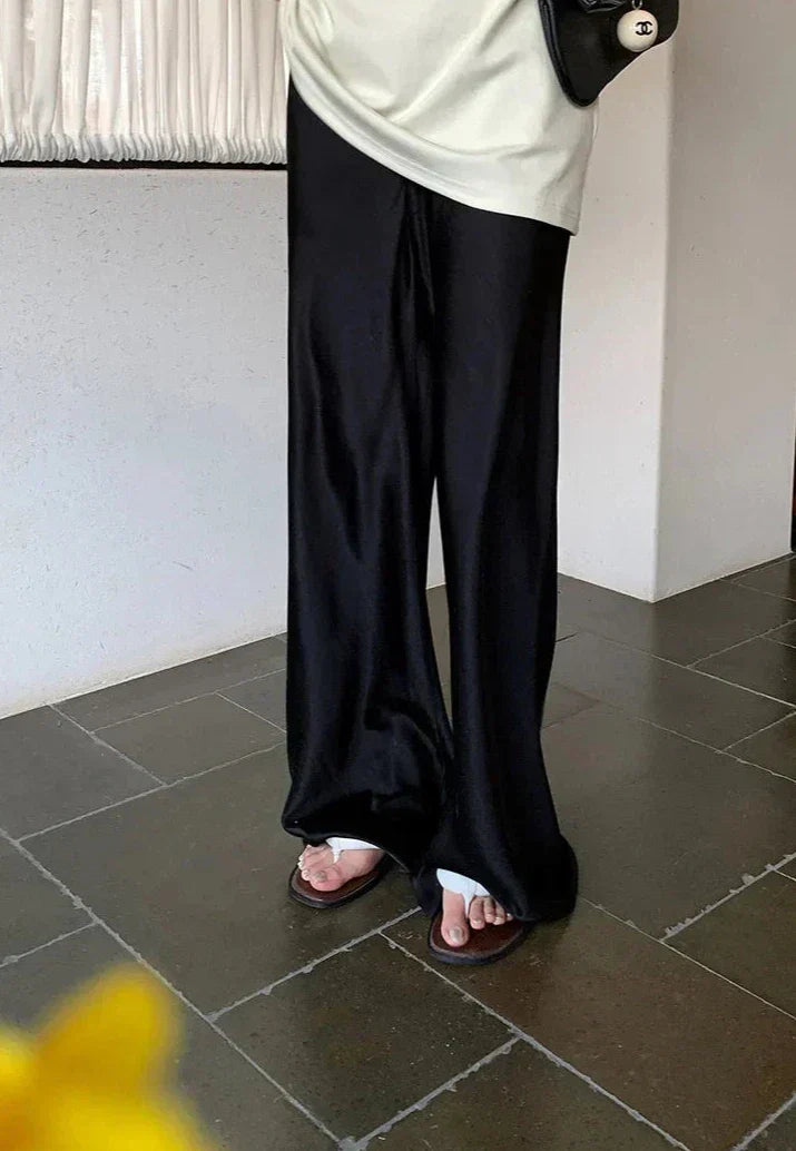 Sahana | Palazzo Pants Satin Look
