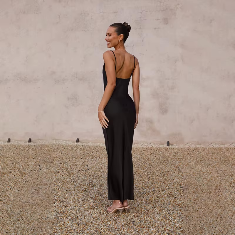 Nola | Elegant Dress with Cowl Neckline