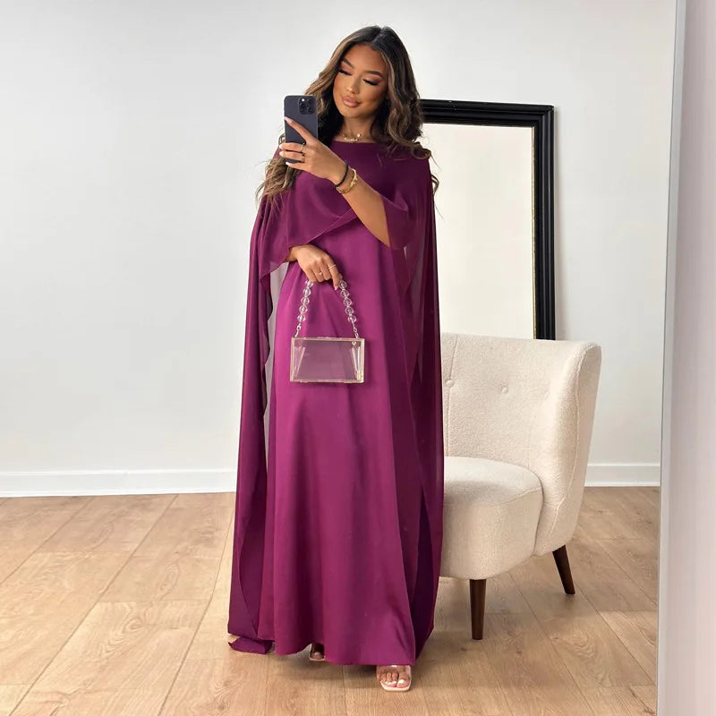 Alecia | Kaftan Dress with Airy Cape Sleeves