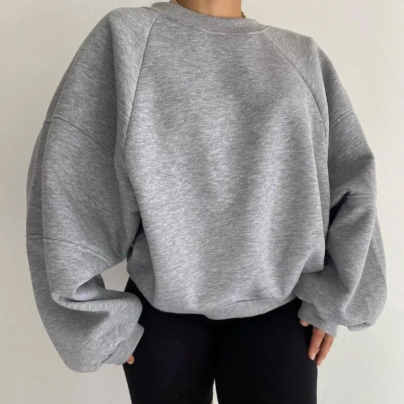 Kaytlyn | Women's Sweatshirt with Voluminous Sleeves