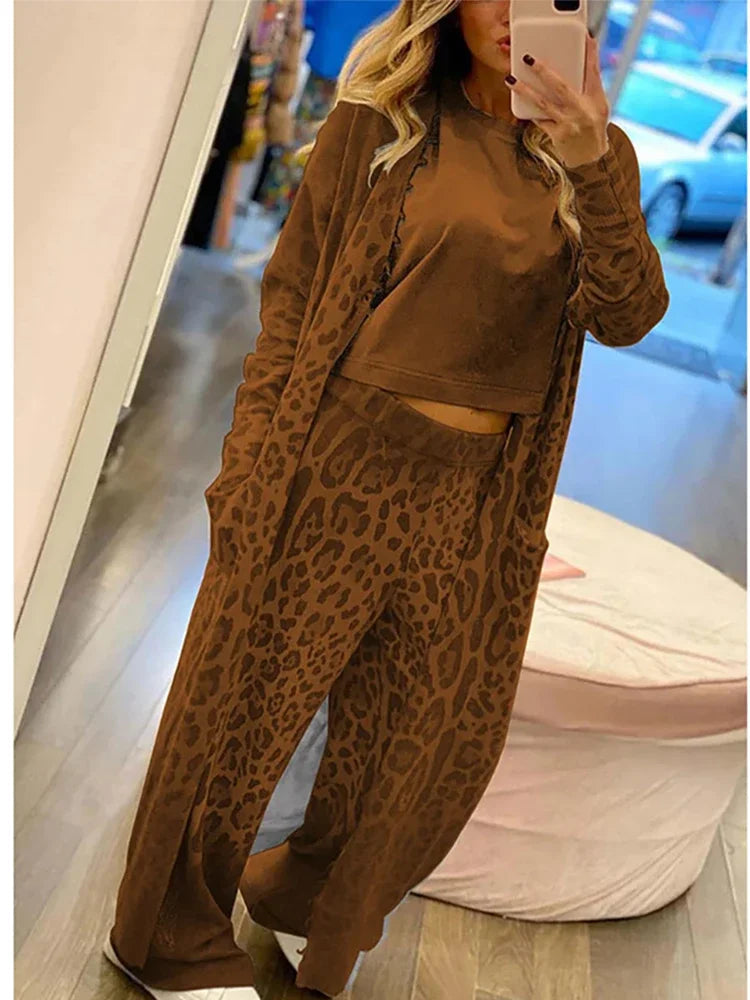 Kati | Loungewear Set Leopard Print