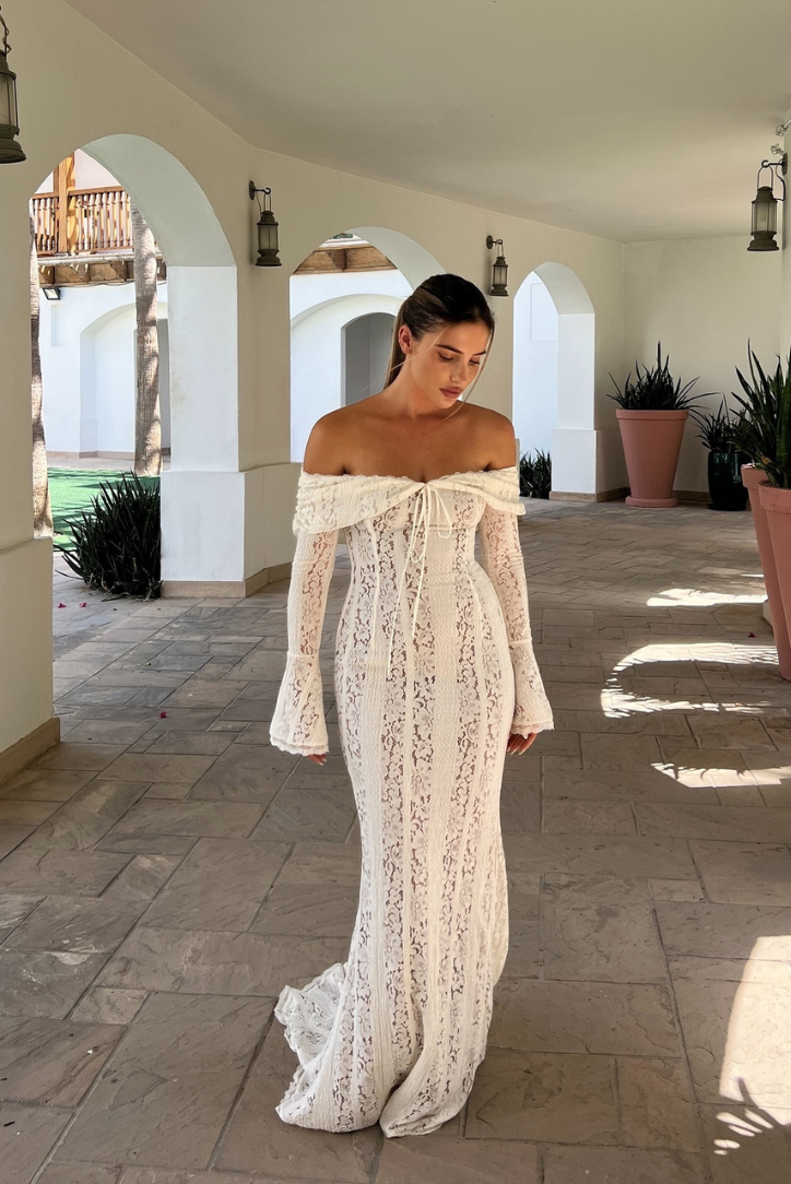 Aréa | Floral Off-Shoulder Dress