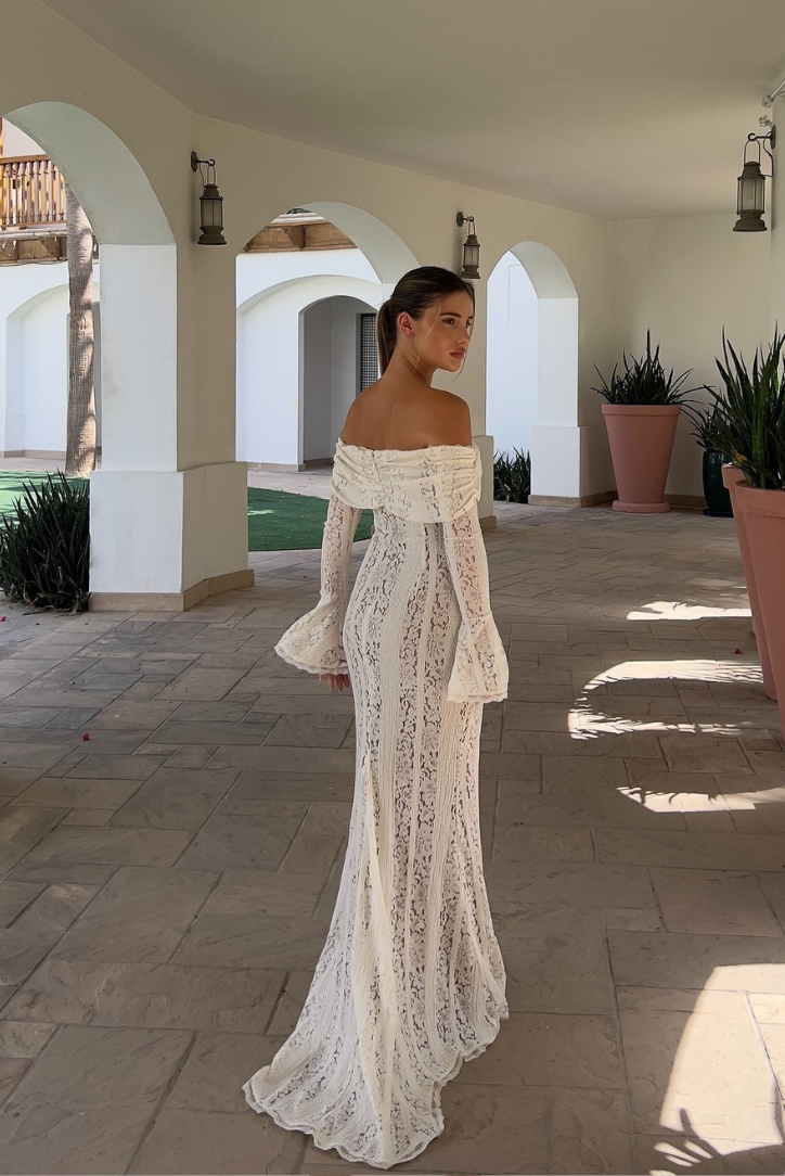 Aréa | Floral Off-Shoulder Dress