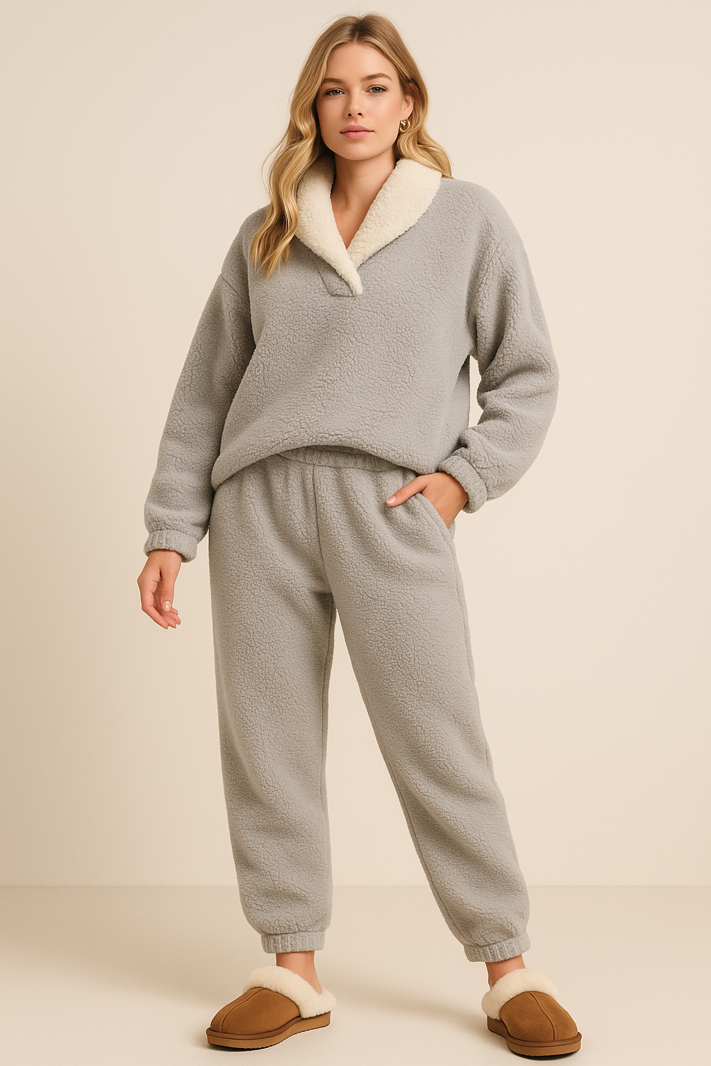 Evangelina | Pyjama Set Warm Fleece