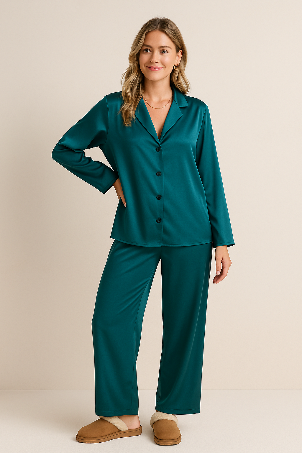 Rozella | Luxury Satin Pyjama Set