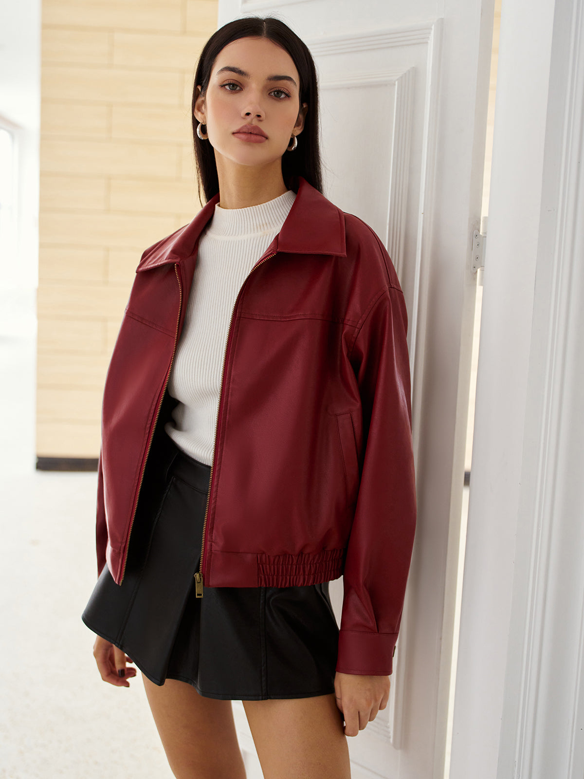 Margot | Bomber Jacket Faux Leather