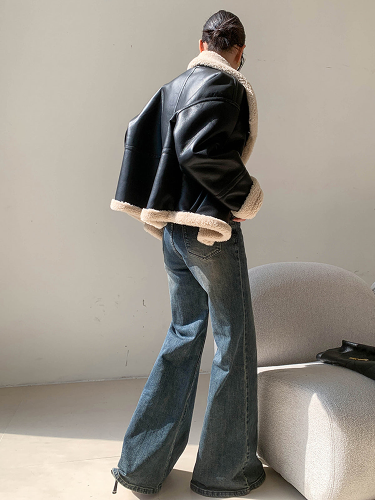 Avis | Women's Jacket with Sherpa Lining