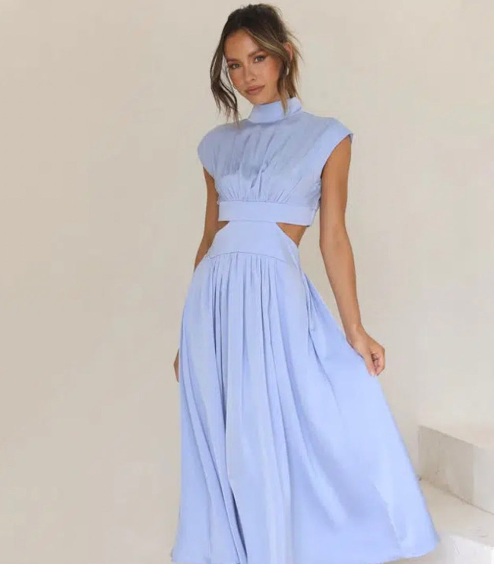 Yamilet | Maxi Dress with Cut-Out Waist