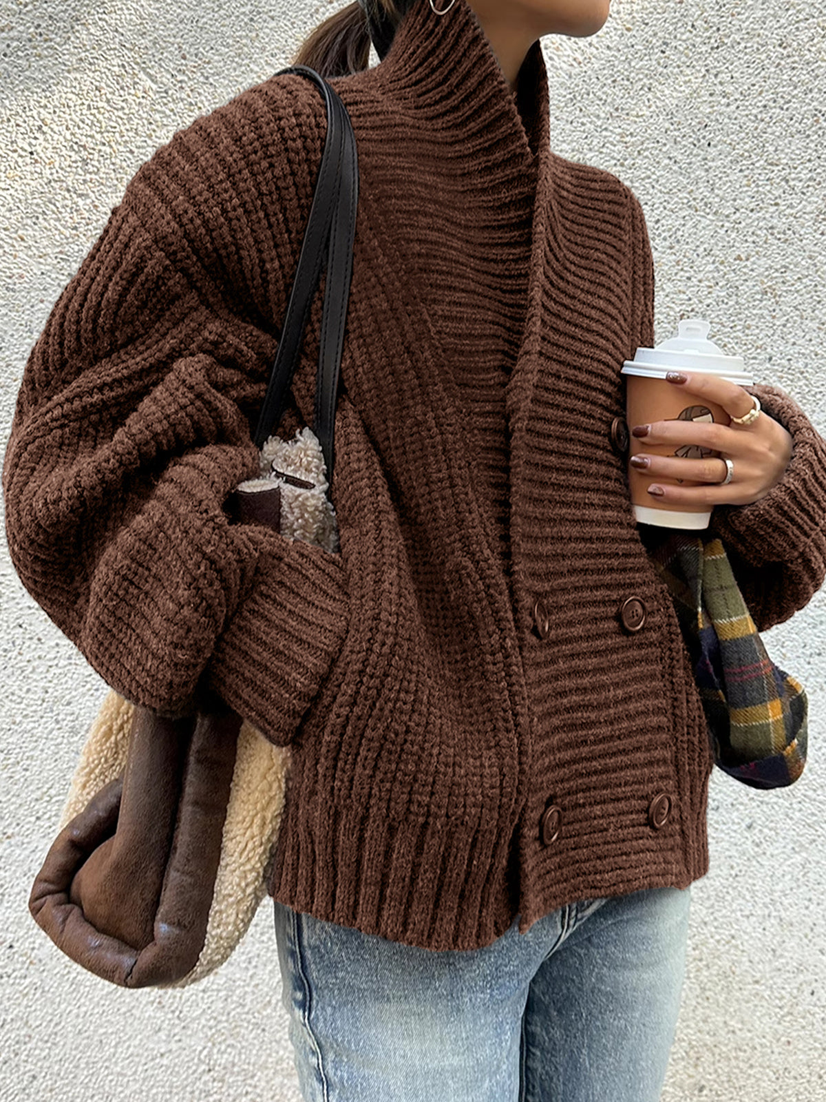 Mollie | Women's Knitted Vest Chunky Knit