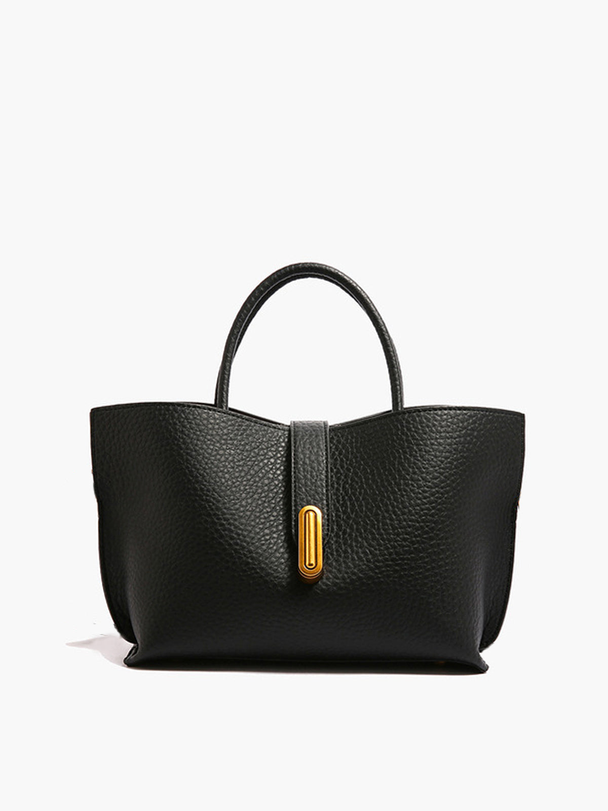 Azucena | Handbag with Gold Buckle Closure