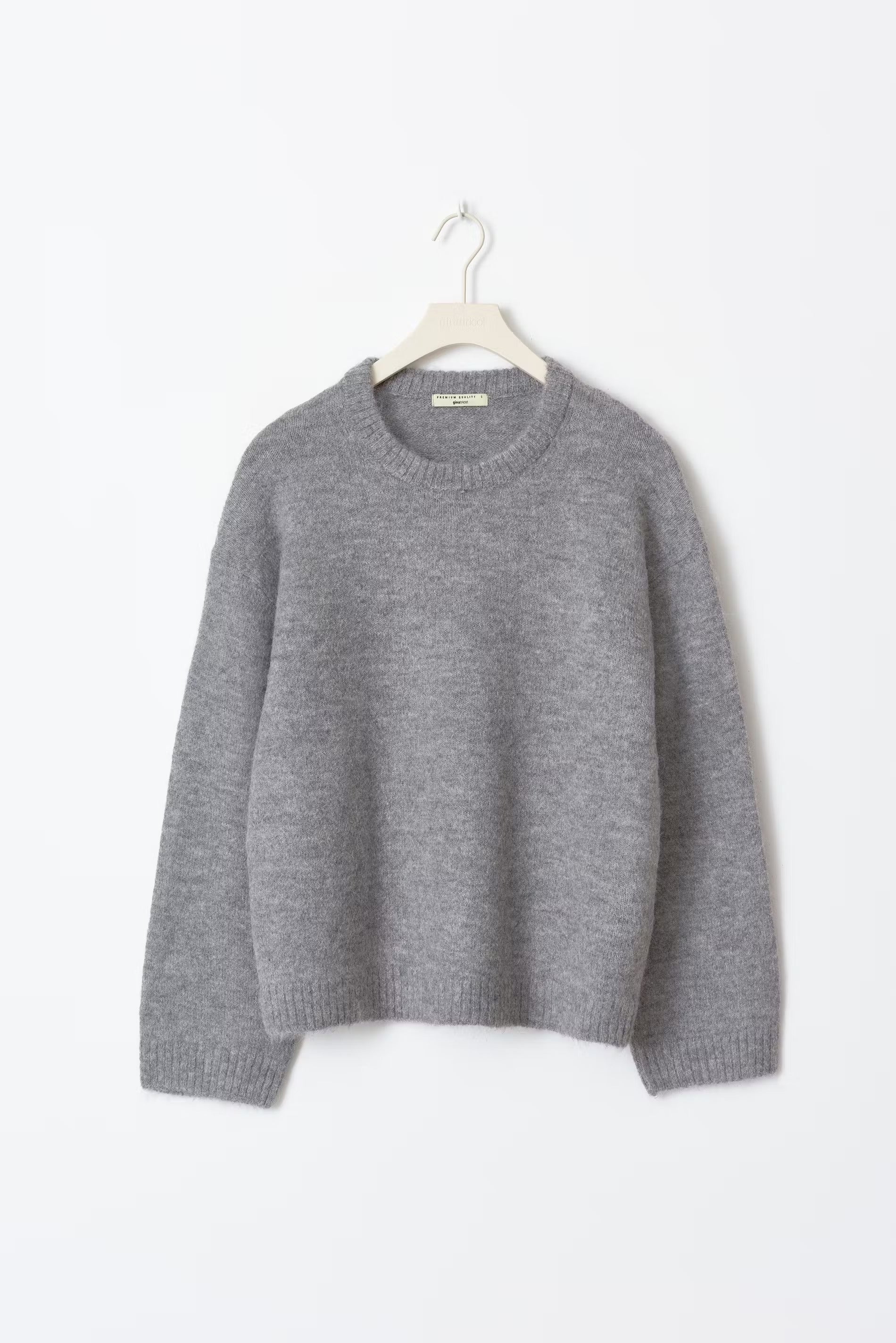 Nienke | Sweater with Ribbed Crewneck