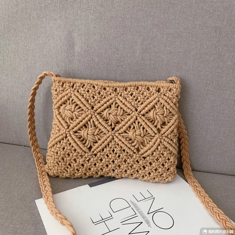 Giovanna | Crossbody Bag Macrame Woven Design