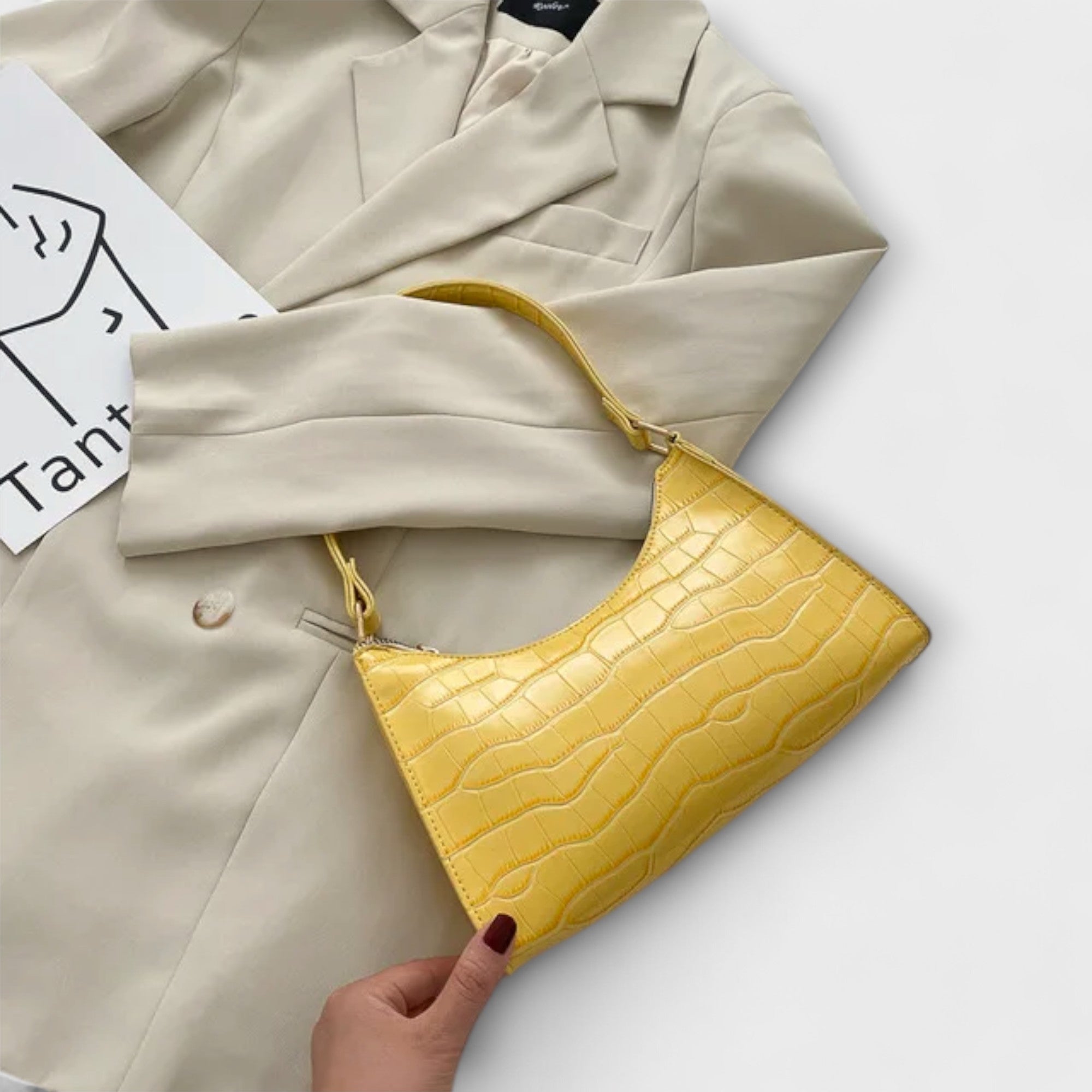 Olivia - Shiny Leather Bag