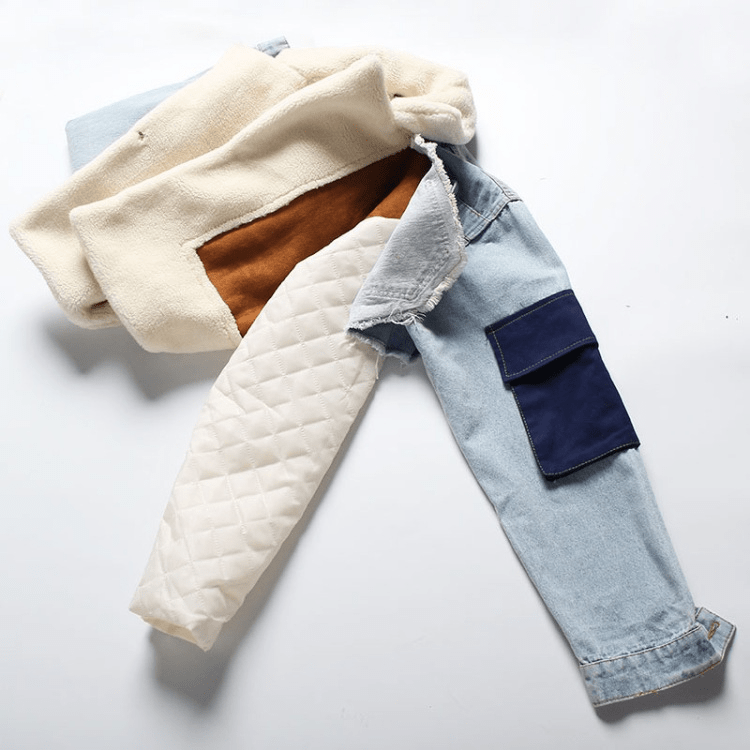 Marianne | Denim jacket with teddy lining